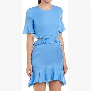 Bardot NWT Charlie Frill Dress in Marina blue color 💙